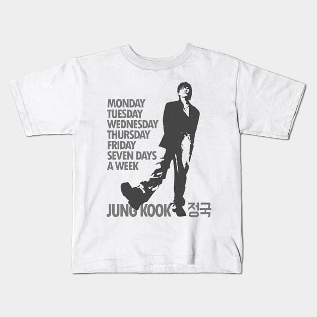 Jungkook seven jung kook Kids T-Shirt by Wacalac